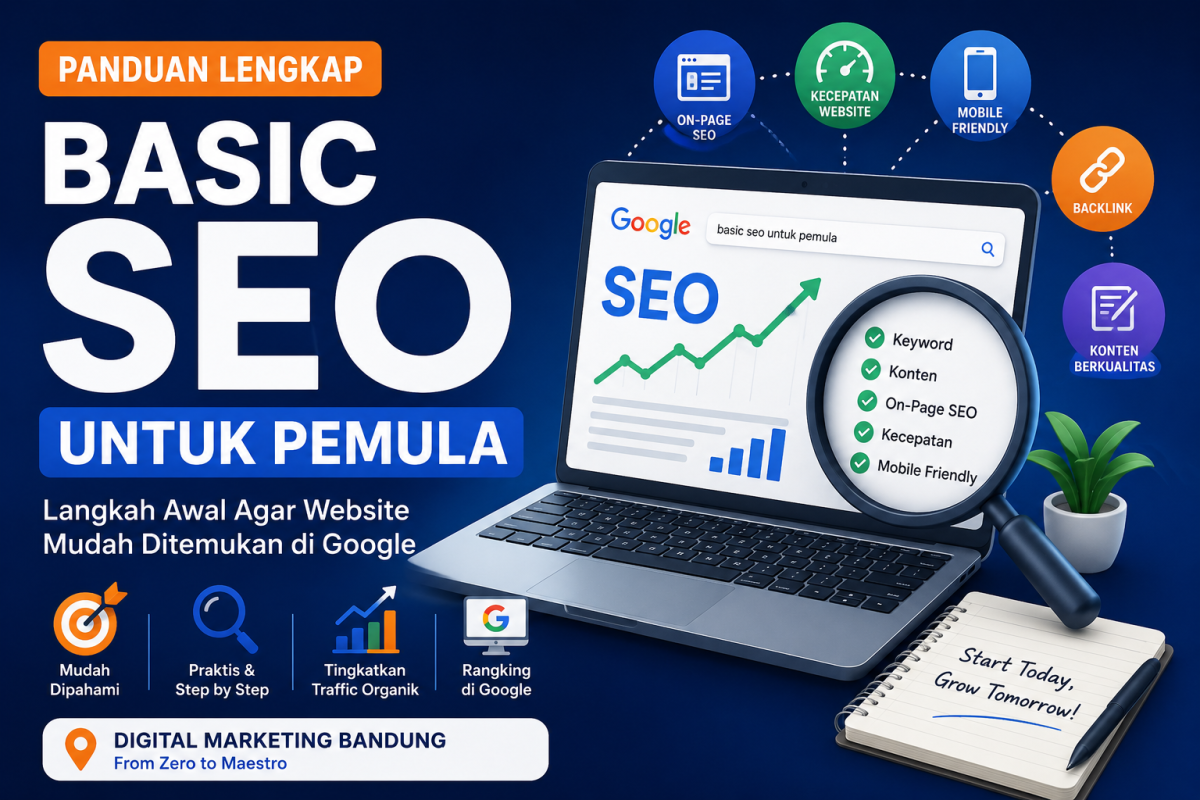Basic SEO untuk Pemula: Panduan Singkat agar Website Mudah Ditemukan di Google