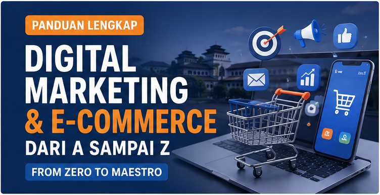 Digital Marketing & E-commerce: Panduan Lengkap dari A sampai Z